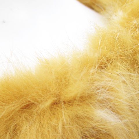 ロイヤルパーティー Royal Party ファーコート ラビット 毛皮 ノーカラー 38 茶系 ブラウン ホック ポケット 裏地 レディース 077 ベクトルパーク