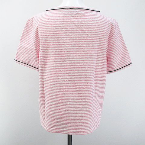 シャネル CHANEL P60455V22656 ボーダー 船 半袖 Tシャツ カットソー 