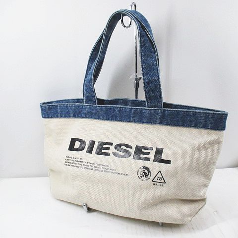 ディーゼル DIESEL トートバッグ セミショルダー ロゴプリント 