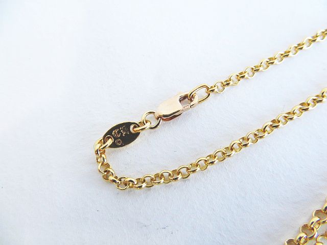 CHROME HEARTS (クロムハーツ) 22K NECKCHAIN R20 ロールチェーン