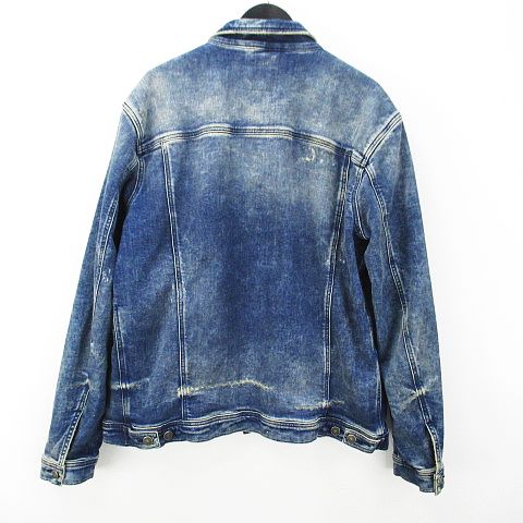 ディーゼル DIESEL デニムジャケット Gジャン ダメージ加工 クラッシュ 