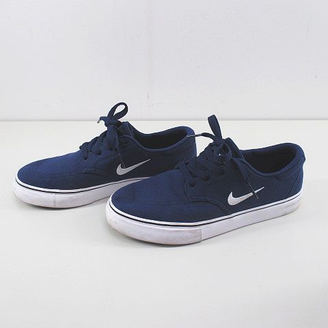 ナイキ エスビー Nike Sb Clutch 7295 412 ローカットスニーカー シューズ 24 ネイビー 紺 キャンバス地 レディース 077 ベクトルパーク