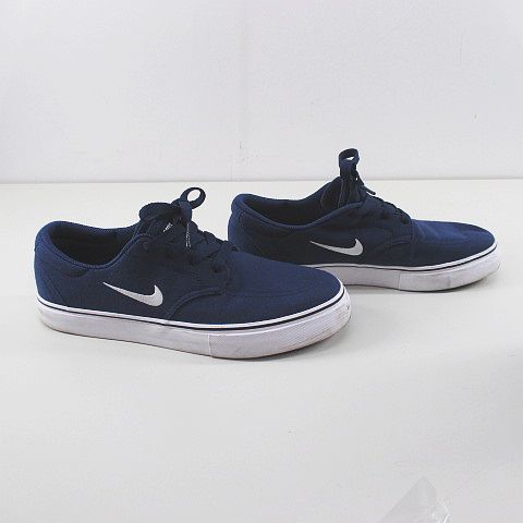 ナイキ エスビー Nike Sb Clutch 7295 412 ローカットスニーカー シューズ 24 ネイビー 紺 キャンバス地 レディース 077 ベクトルパーク