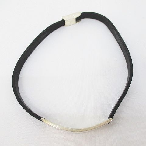 グッチ GUCCI ブレスレット 925 SILVER 黒系 ブラック イタリア製