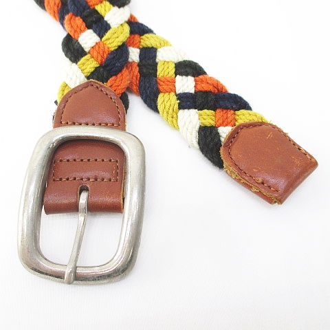 ビームスハート Beams Heart メッシュベルト ピン式 バックル マルチカラー系 メンズ レディース 077 ベクトルパーク