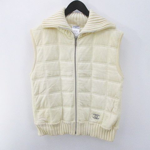 CHANEL ニットベスト 紫 38　カシミア100% CHANEL ニットベスト 紫 38 カシミア100% レディース