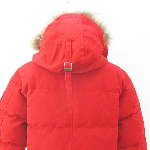 カナダグース CANADA GOOSE ダウンジャケット コート S/P 赤系 レッド