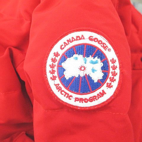 カナダグース CANADA GOOSE ダウンジャケット コート S/P 赤系 レッド