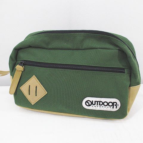 アウトドアプロダクツ Outdoor Products ウエストポーチ バッグ バイカラー カーキ ベージュ メンズ レディース 077 ベクトルパーク