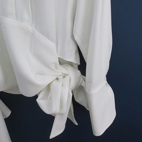 ヴィクトリアベッカム Victoria Beckham 長袖 シャツ ブラウス 36 白系  