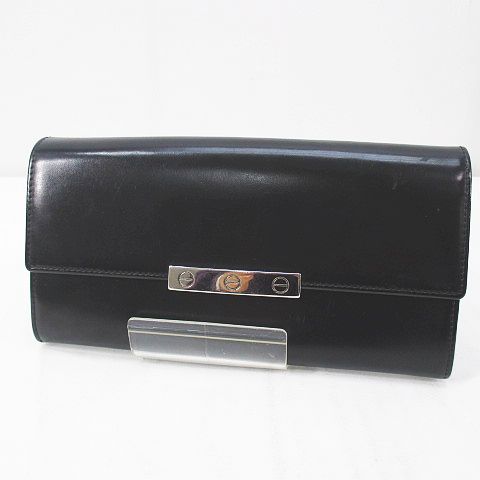 カルティエ Cartier 長財布 ラブコレクション ブラック 黒 レザー 