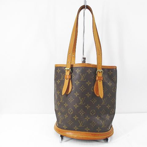 ルイヴィトン LOUIS VUITTON バケット PM モノグラム バケツ型バッグ23 