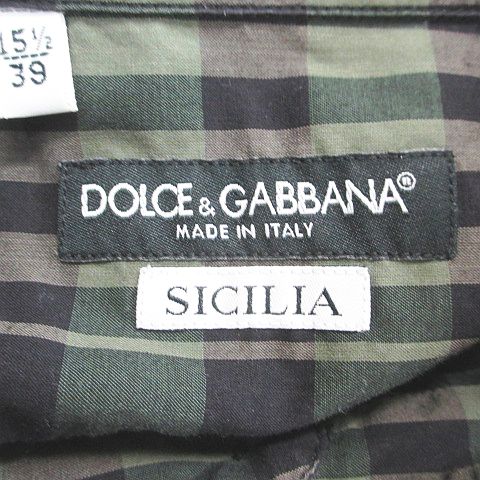 国内正規　ドルガバ  SICILIA  シャツ　39 国内正規ドルガバ SICILIA シャツ39