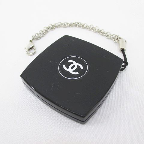 シャネル CHANEL ミニミラー コンパクトミラー 鏡 拡大鏡 CCマーク 