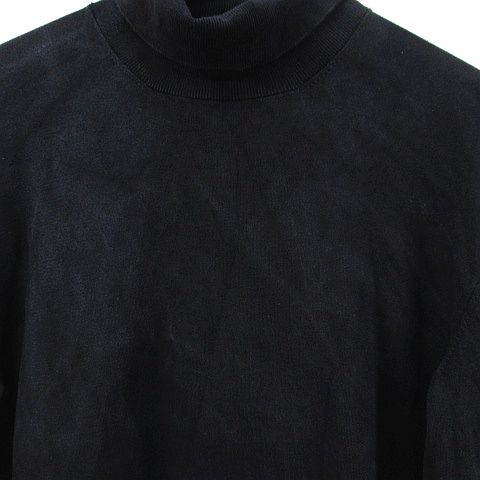 グッチ GUCCI 絹 シルク 長袖 ニット カットソー L ブラック 黒