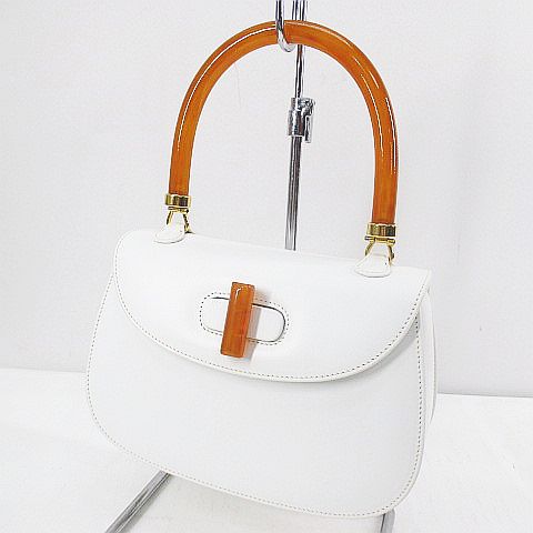 グッチ GUCCI ヴィンテージ プラハンドル ハンドバッグ 000 46 0103 