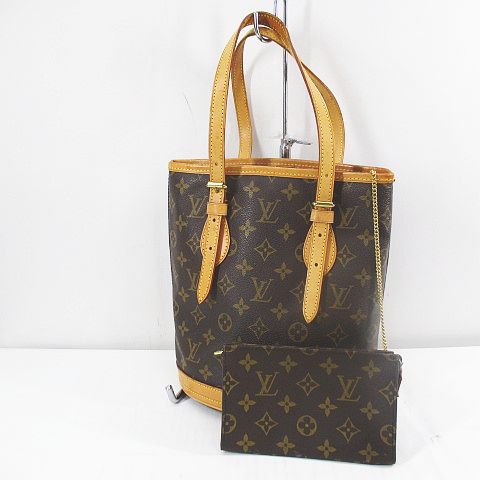 ルイヴィトン LOUIS VUITTON プチ バケット PM M42238 モノグラム  