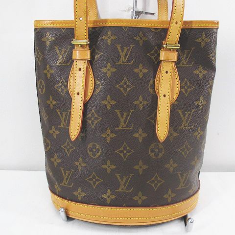 ルイヴィトンモノグラムプチバケット PM バケツ型ポーチ付き