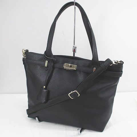パサージュ ミニョン Passage Mignon 2way トートバッグ ハンド ショルダー ブラック 黒 レザー調 レディース 077 ベクトルパーク パサージュ ミニョン Passage Mignon 2way トートバッグ ハンド ショルダー ブラック 黒 レザー調 レディース 077 ベクトルパーク