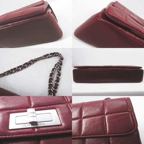 シャネル CHANEL チョコバー スエード チェーンショルダーバッグ  