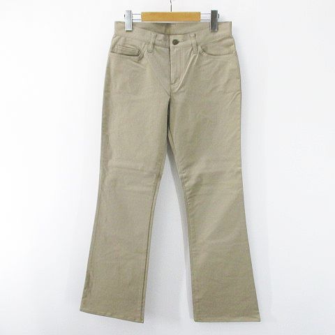 ユニクロ Uniqlo ロングパンツ フレア ジップフライ 64 ベージュ系 ストレッチ 綿 コットン 無地 レディース 077 ベクトルパーク ユニクロ Uniqlo ロングパンツ フレア ジップフライ 64 ベージュ系 ストレッチ 綿 コットン 無地 レディース 077 ベクトルパーク
