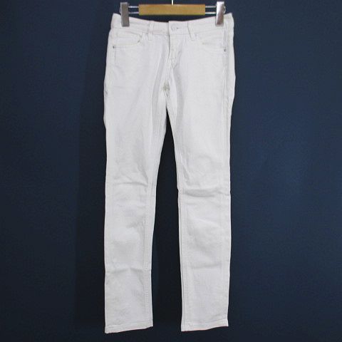ユニクロ Uniqlo デニム スキニーパンツ ジーンズ 22 ホワイト 白 ジップフライ ストレッチ 綿 コットン レディース 077 ベクトルパーク ユニクロ Uniqlo デニム スキニーパンツ ジーンズ 22 ホワイト 白 ジップフライ ストレッチ 綿 コットン レディース 077 ベクトルパーク