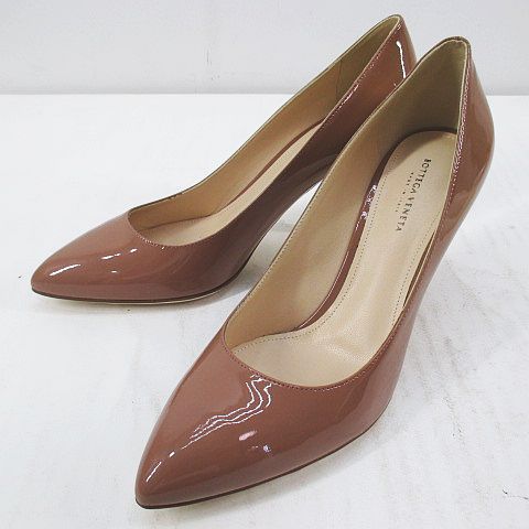 ボッテガヴェネタ BOTTEGA VENETA パンプス アーモンドトゥ デザイン 