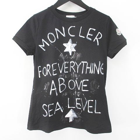 モンクレール MONCLER MAGLIA T-SHIRT 半袖 カットソー Tシャツ S 黒系 