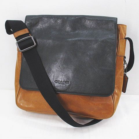 COACH サリバン ショルダーバッグ 斜め掛け バイカラー メッセンジャー
