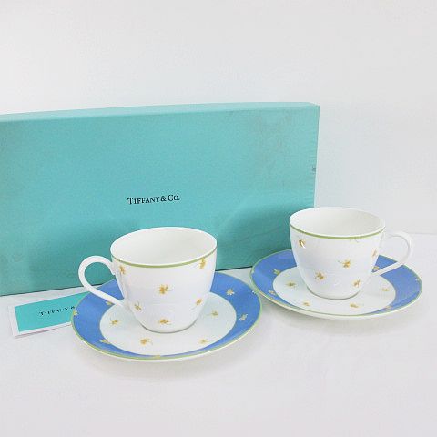 ティファニー TIFFANY & CO. バレー valley 4点セット 2客 ペア ティー 