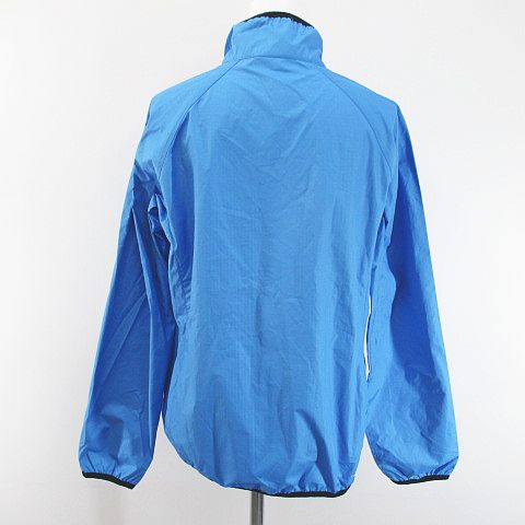 ナイキ NIKE スポーツウェア 格子柄 ジャケット M 青系 ブルー ジップ 