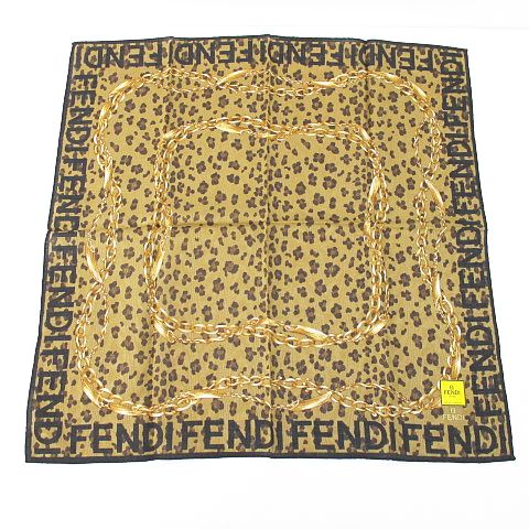 お話中☆FENDI☆フェンディ☆豹柄☆ラビットファー （未使用品  