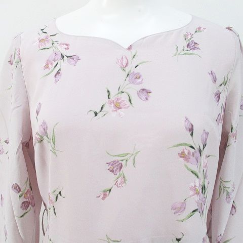 MISCH MASCH❤︎フラワープリント袖フレアワンピ 未使用品 ミッシュマッシュ MISCH MASCH フラワープリント 花柄