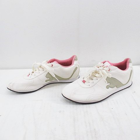 プーマ Puma アルデア ローカットスニーカー 23 5 ホワイト 白 ピンク レディース 077 ベクトルパーク