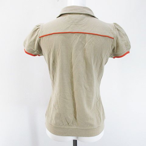 CELINE セリーヌ　べージュ系　半袖ポロシャツ CELINE セリーヌ べージュ系 半袖ポロシャツ