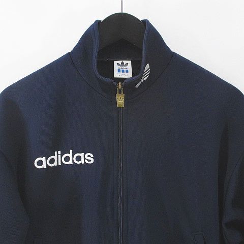 アディダス adidas スポーツウェア ジャージ ジャケット S ネイビー 紺