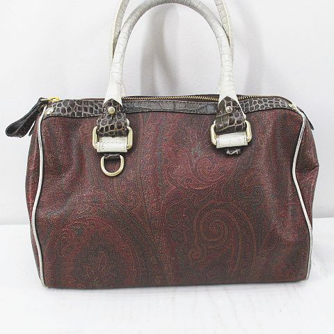エトロ ETRO ハンドバッグ ボストンバッグ ペーズリー柄