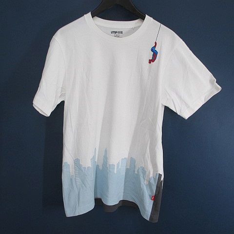 ユニクロ Uniqlo Marvel 半袖 カットソー Tシャツ L プリント スパイダーマン柄 綿 コットン メンズ 077 ベクトルパーク ユニクロ Uniqlo Marvel 半袖 カットソー Tシャツ L プリント スパイダーマン柄 綿 コットン メンズ 077 ベクトルパーク