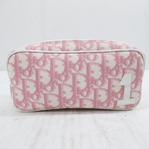 本物 クリスチャン ディオール Christian Dior トロッター ポーチ 小物  