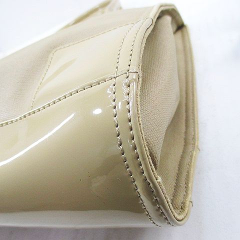 【美品】TORY BURCH トートバッグ セミショルダー カットワークロゴ トリーバーチ TORY BURCH トートバッグ セミショルダー カット