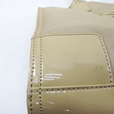 【美品】TORY BURCH トートバッグ セミショルダー カットワークロゴ トリーバーチ TORY BURCH トートバッグ セミショルダー カット