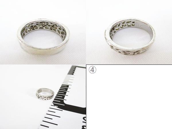 イネド INED SILVER 925 リング 指輪 シルバー系 13号 総重量