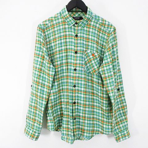 バーバリーブラックレーベル BURBERRY BLACK LABEL チェック柄 長袖  