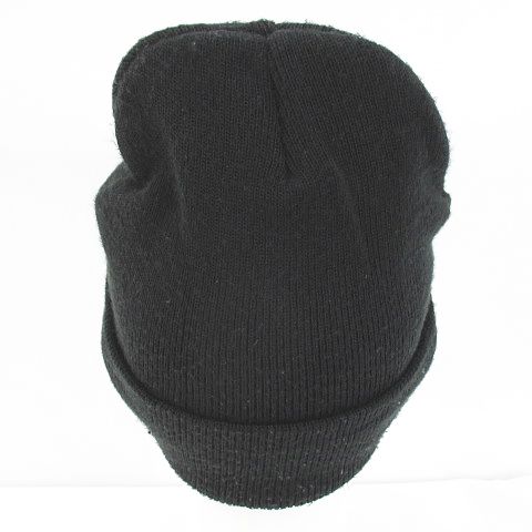 ステューシー STUSSY ニット帽 帽子 ニットキャップ 黒系