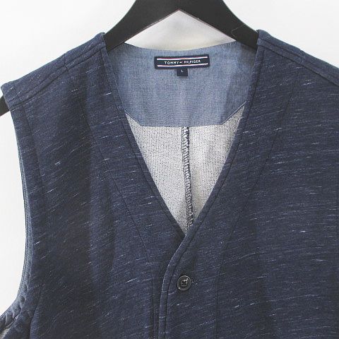トミーヒルフィガー TOMMY HILFIGER ベスト ノースリーブ ジャケット L 