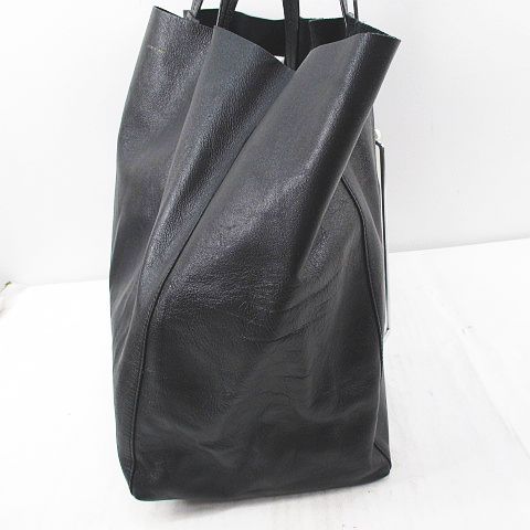 セリーヌ CELINE ホリゾンタルカバ トートバッグ ロゴ ブラック