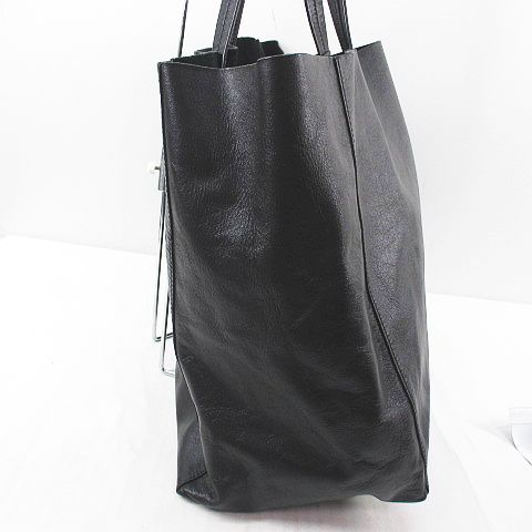 セリーヌ CELINE ホリゾンタルカバ トートバッグ ロゴ ブラック 黒