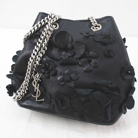 サンローラン パリ SAINT LAURENT PARIS ショルダーバッグ フラワー 