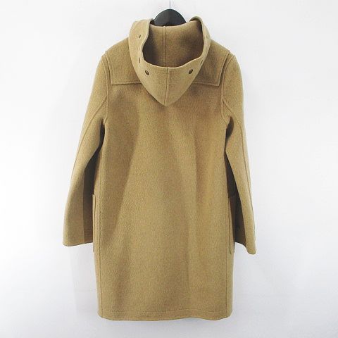 ラルフローレン RALPH LAUREN ミドル丈 ダッフルコート 9 ベージュ系 毛 ウール アルパカ混 無地 レディース