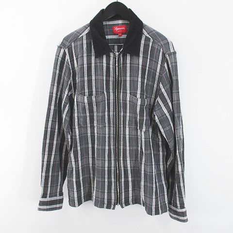 シュプリーム SUPREME チェック柄 ニットジャケット 薄手 カバーオール 